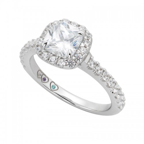 Yours Mine Ours Engagement Ring
