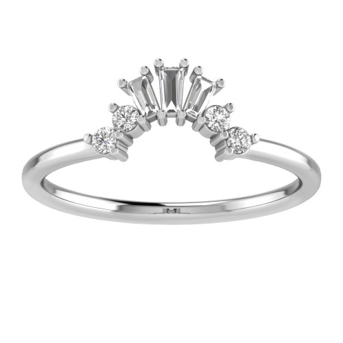 Baguette Crown Tiara Band