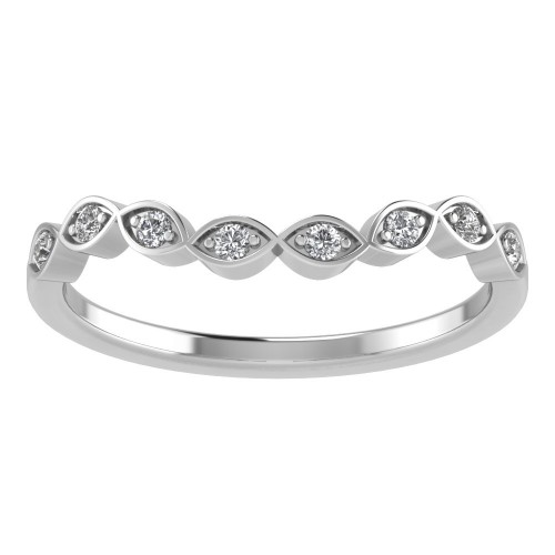 Leaflet Eight Stone Tiara Band
