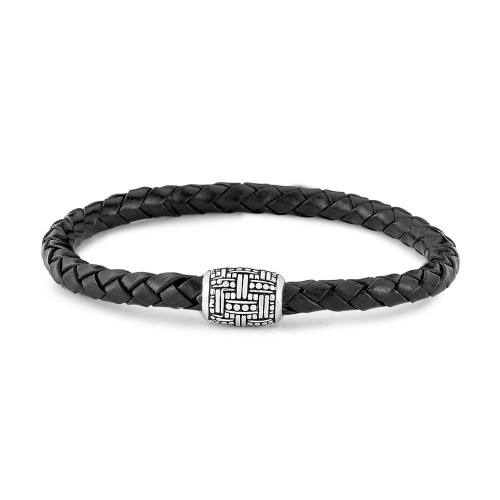 Lewotolo Bracelet-Black Leather