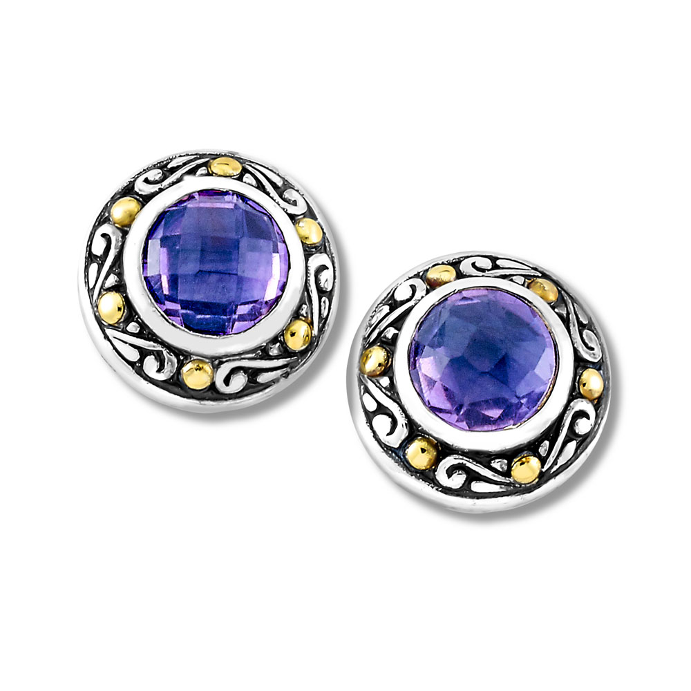 Ambang Earring- Amethyst