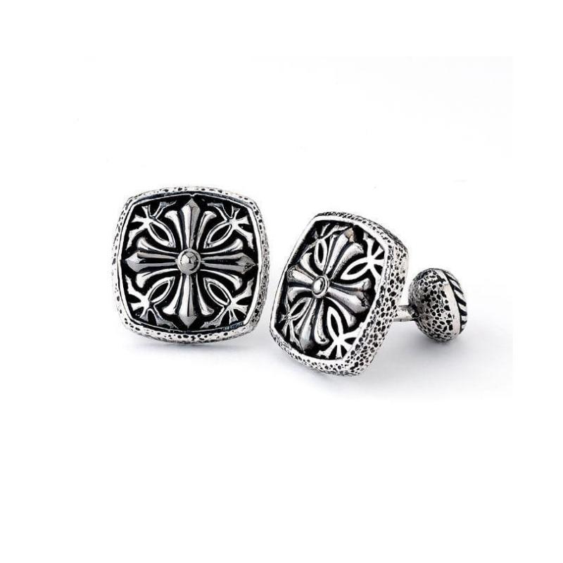 Square Cross Cufflinks