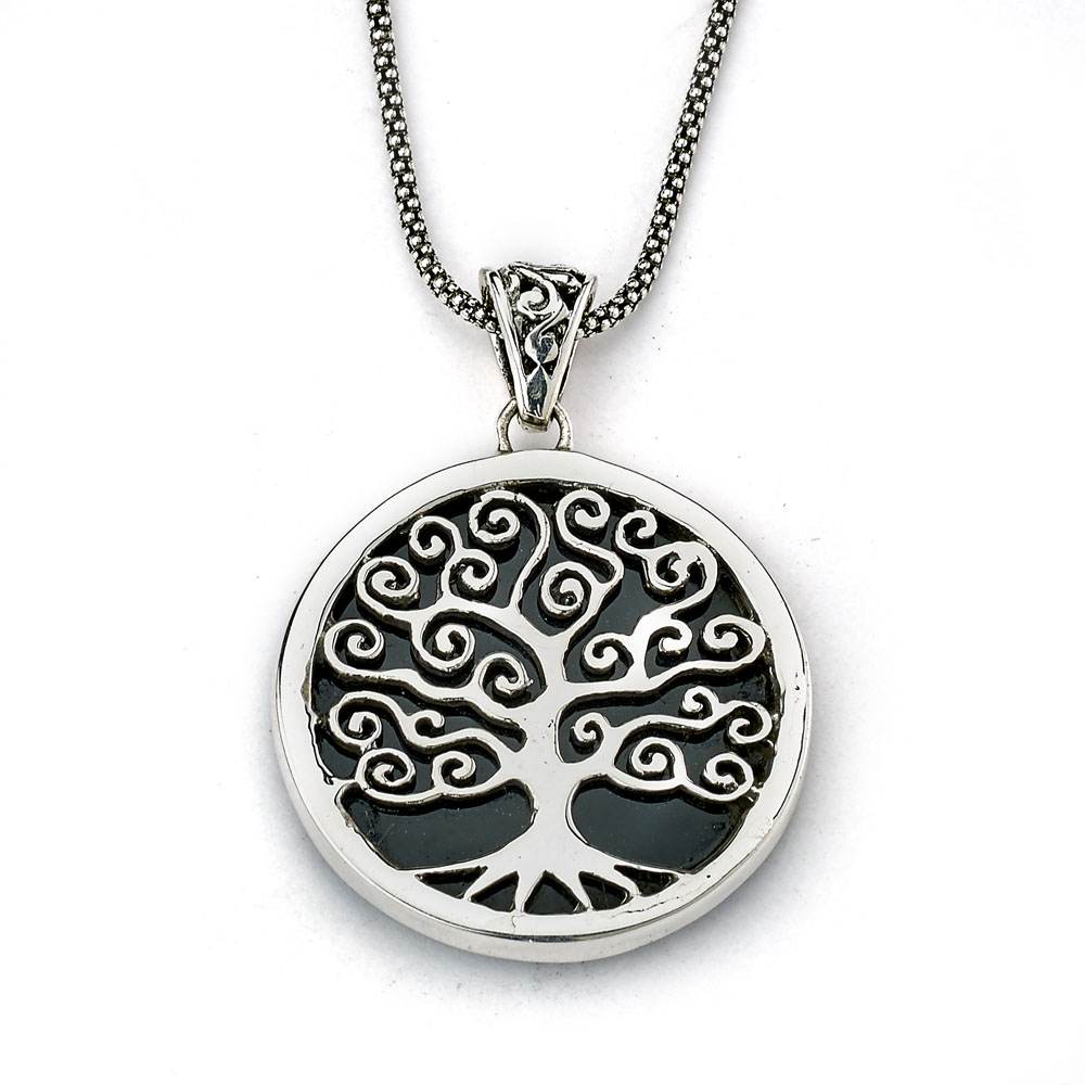 Tree Of Life Pendant 56042P.SLBKSHL