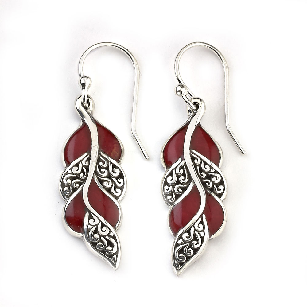 Cascada Leaf Earrings