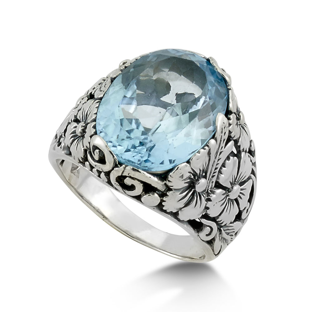 Empung Ring-Blue Topaz