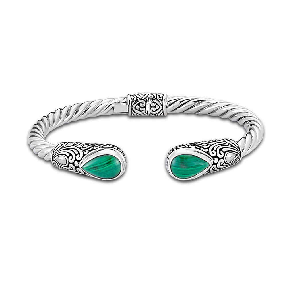 Tungkat Bangle- Malachite