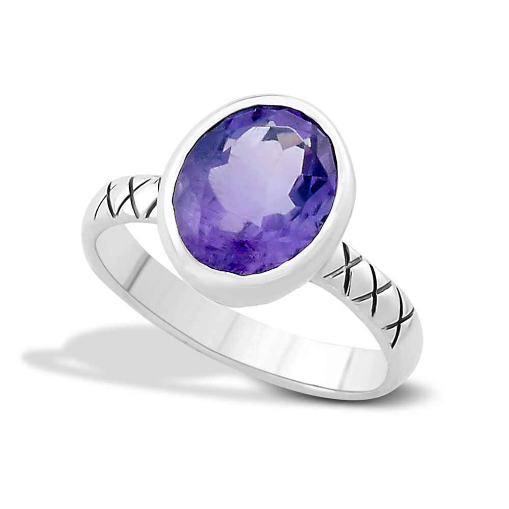 Salah Ring- Amethyst