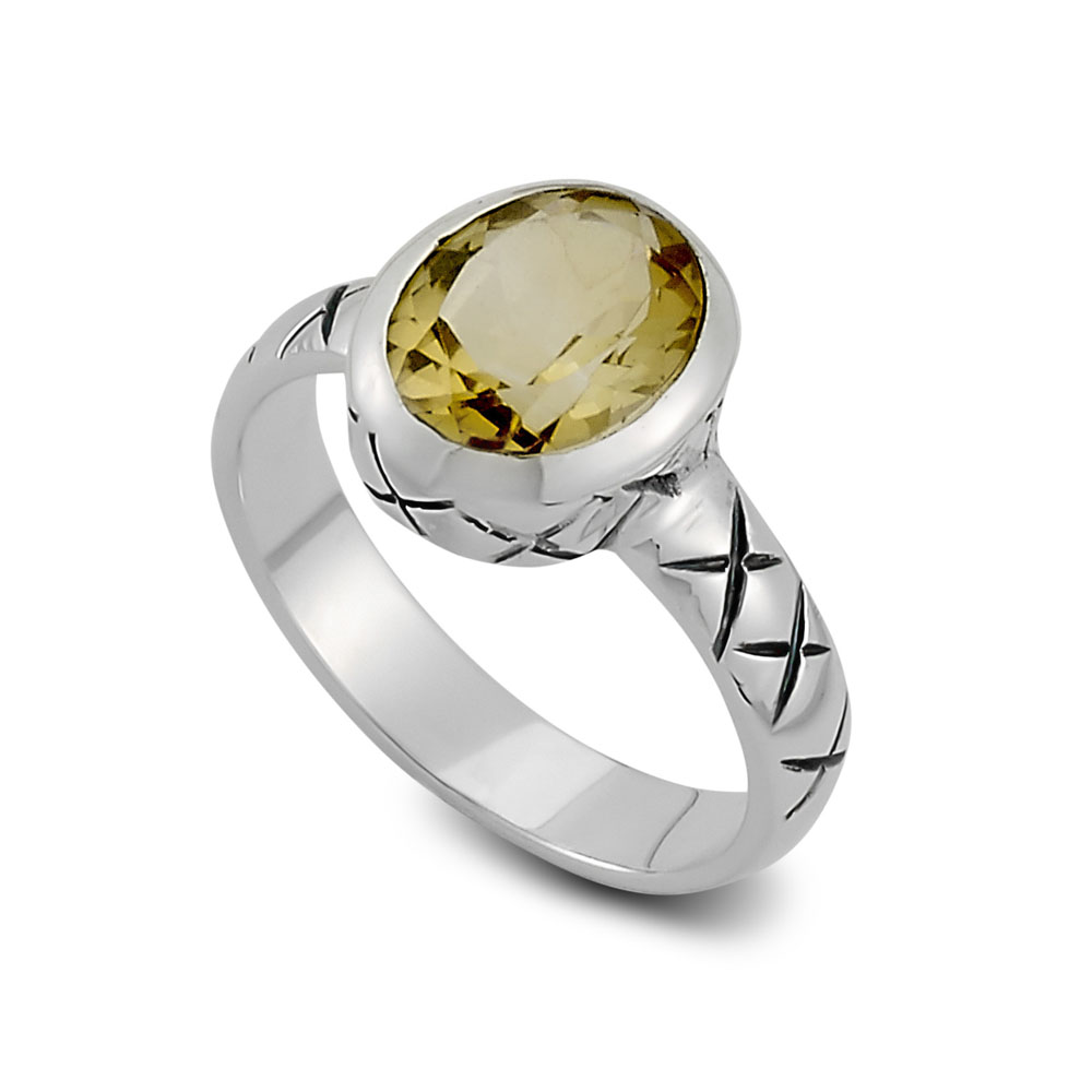 Salah Ring- Citrine