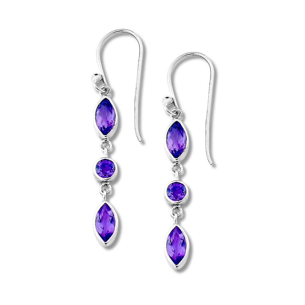 Mahawu Earring- Amethyst