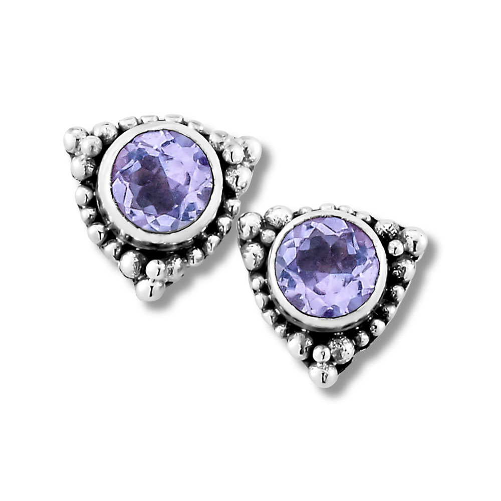 Tangku Earring- Amethyst