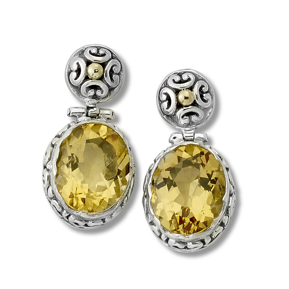 Gagak Earring- Citrine