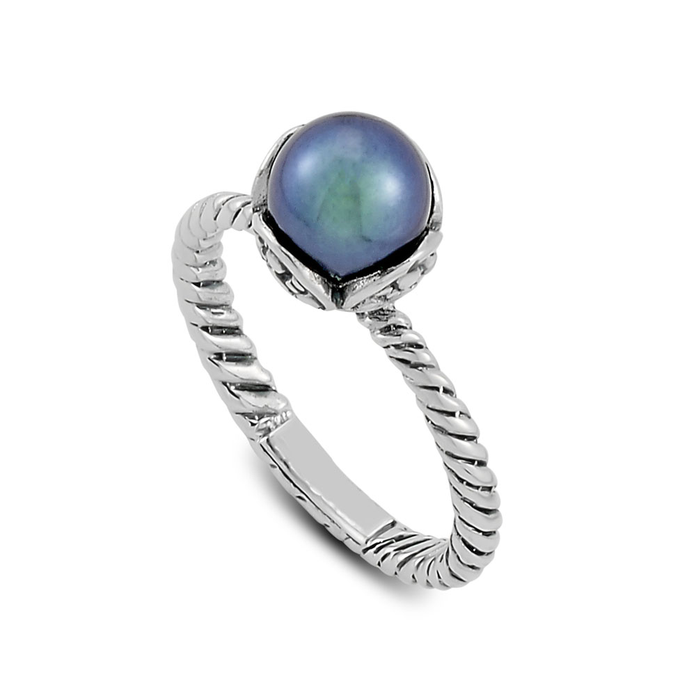 Lurus Ring- Blue Pearl