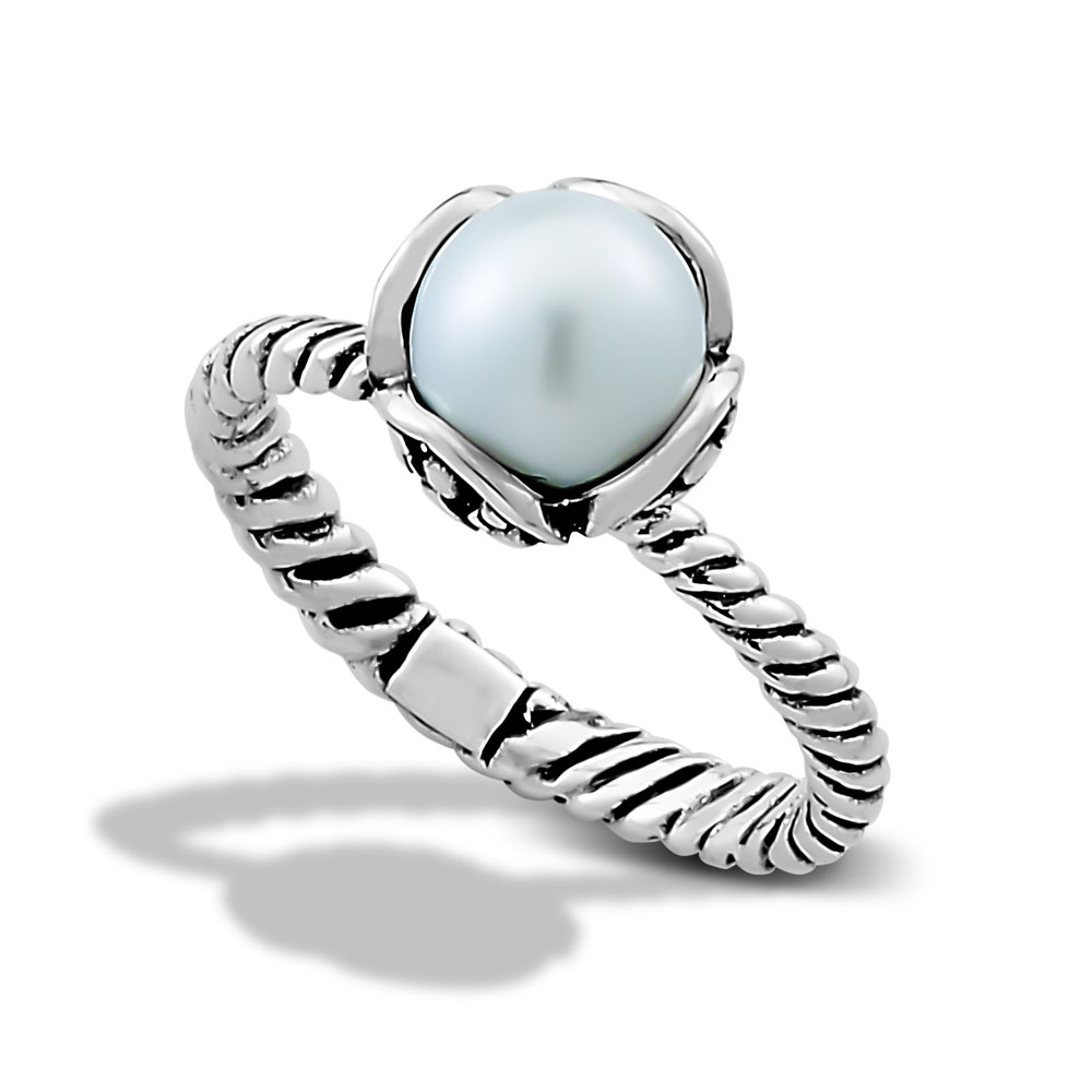 Lurus Ring- White Pearl