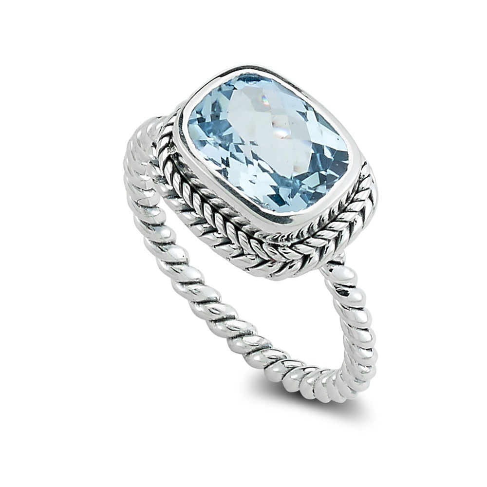 Tudeuk Ring- Blue Topaz