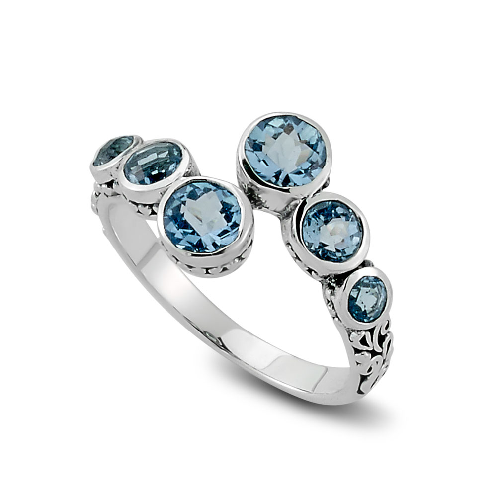 Tarutung Ring- Blue Topaz