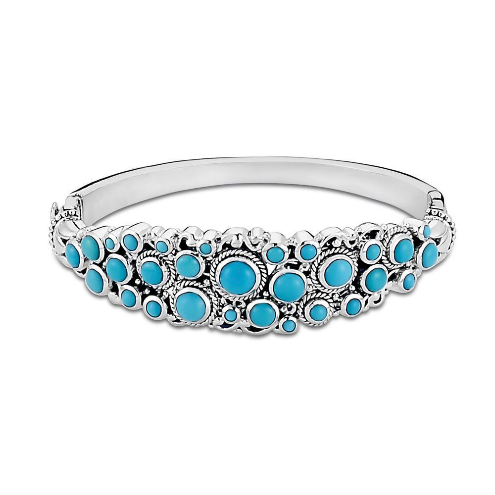 Sleeping Beauty Turquoise Magnetic Bracelet  Charveaux