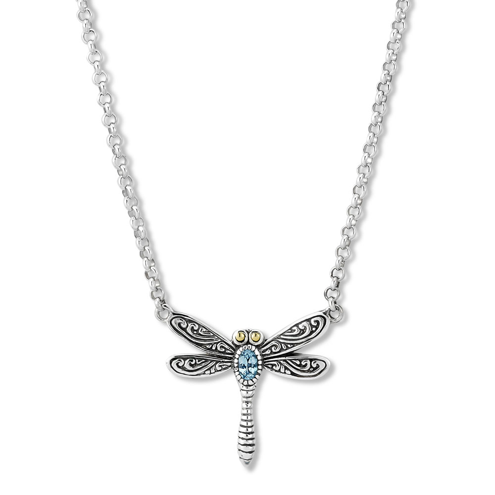 Klabat Necklace- Blue Topaz