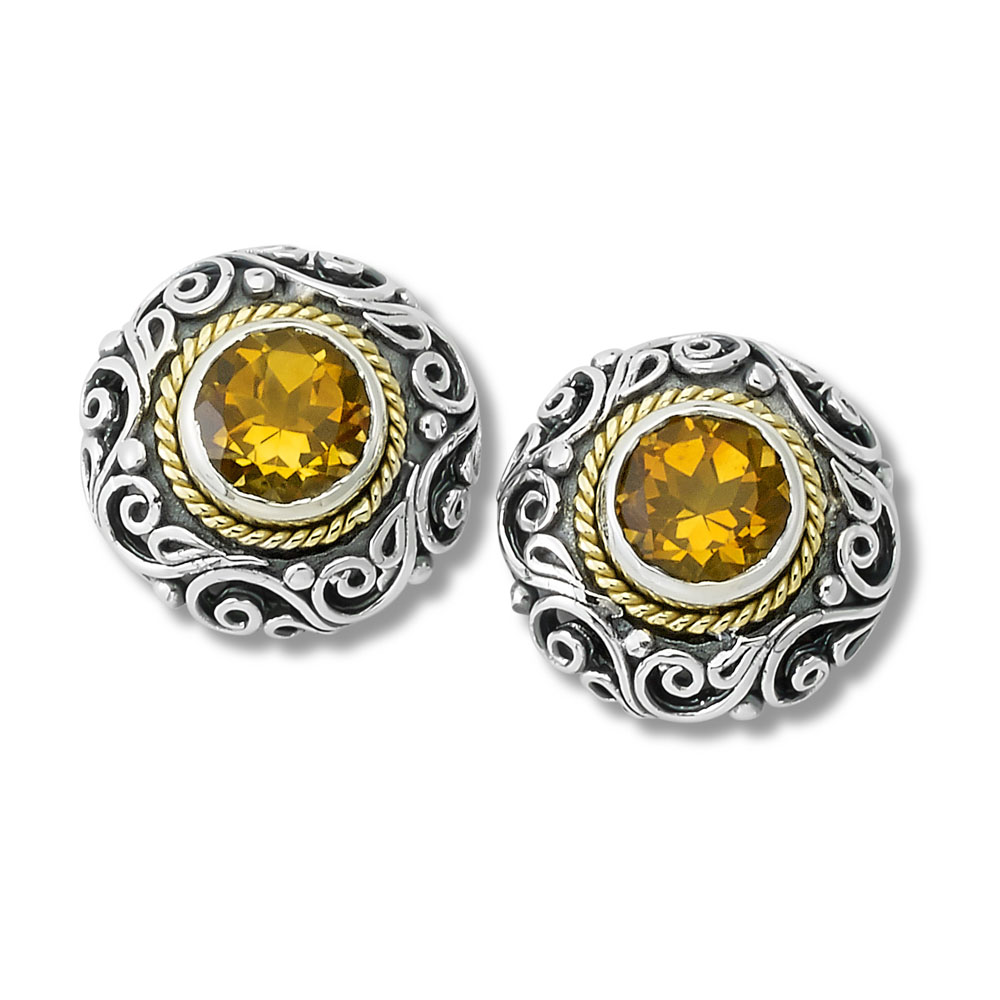 Imun Earring- Citrine