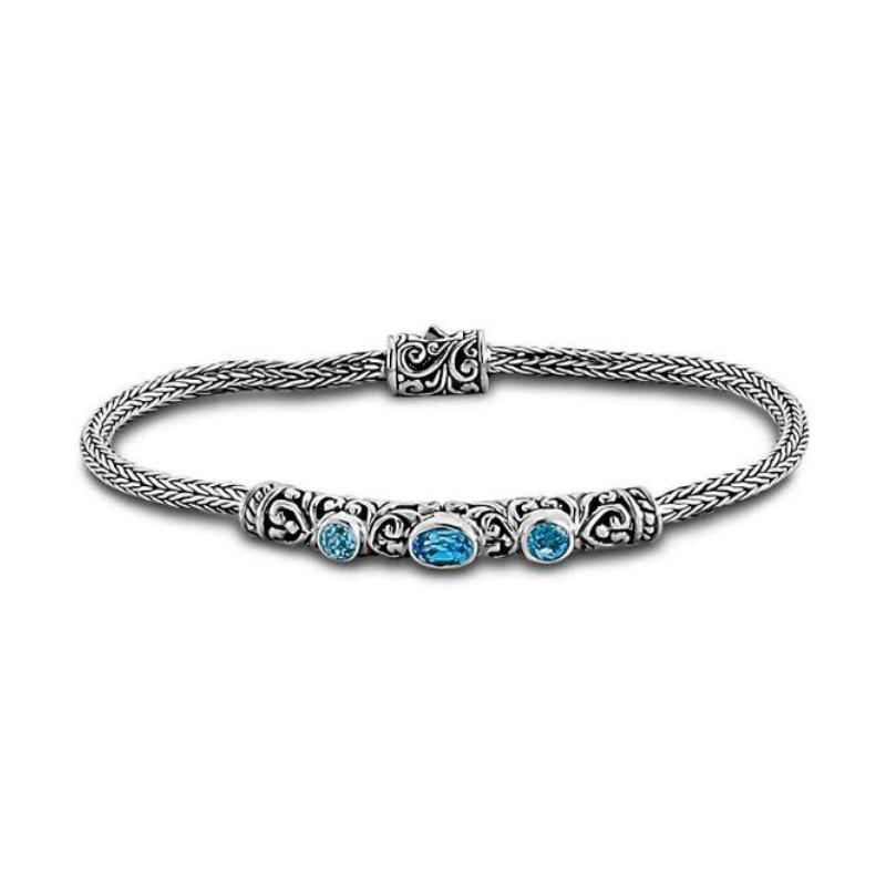 Agam Bracelet- Blue Topaz