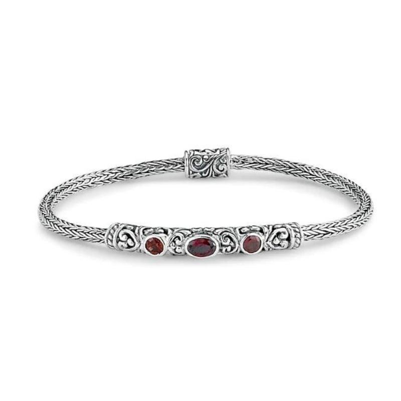 Agam Bracelet- Garnet