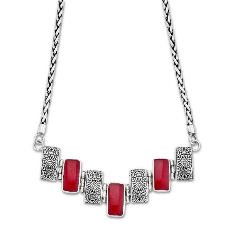 Bromo Necklace- Coral