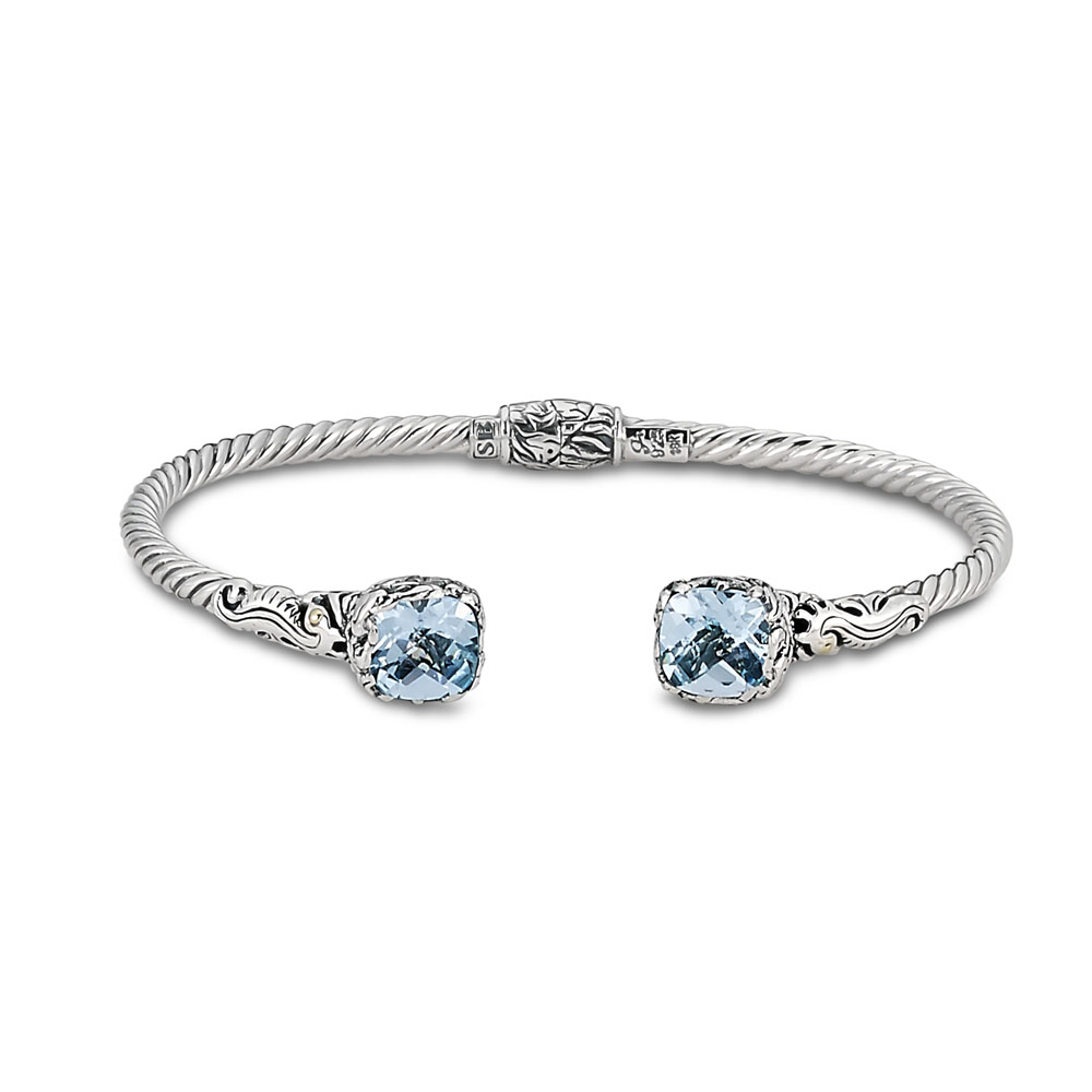 Putris Bangle- Blue Topaz