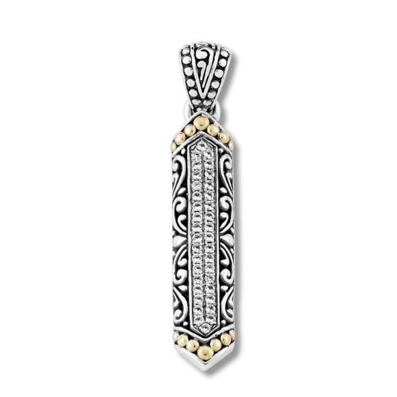 Inong Pendant- White Topaz