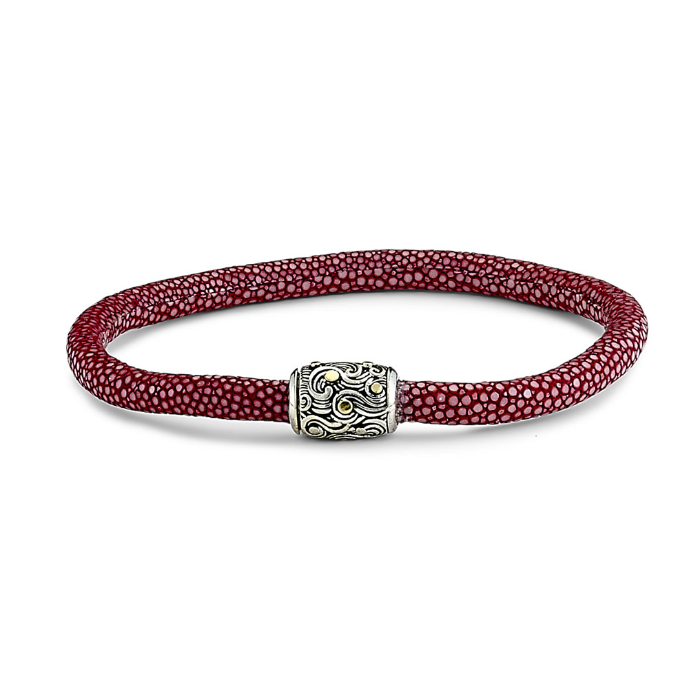 Ranu Bracelet- Bordeaux Stingray