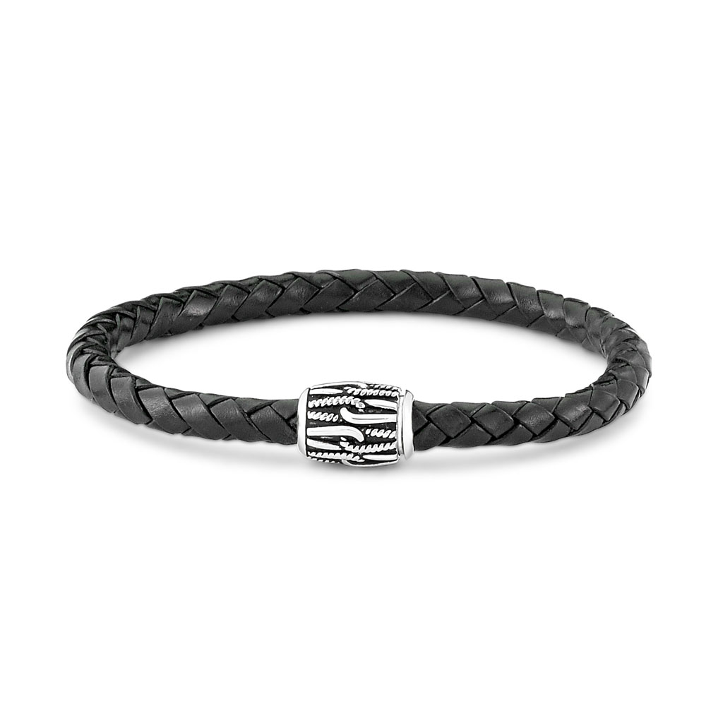 Otota Bracelet- Black Leather