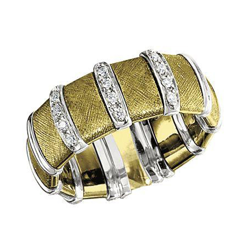 18k and Sterling Silver Henderson Collection Ring