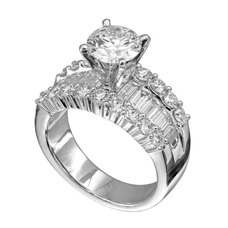 Diamond Enagement Ring Semi Mount