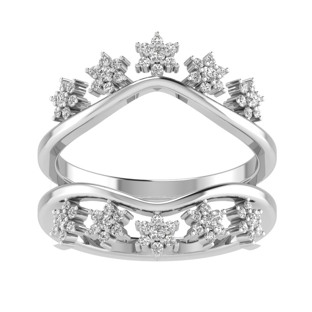 Tiara Wedding Rings - Crown Your Ring with Diamonds