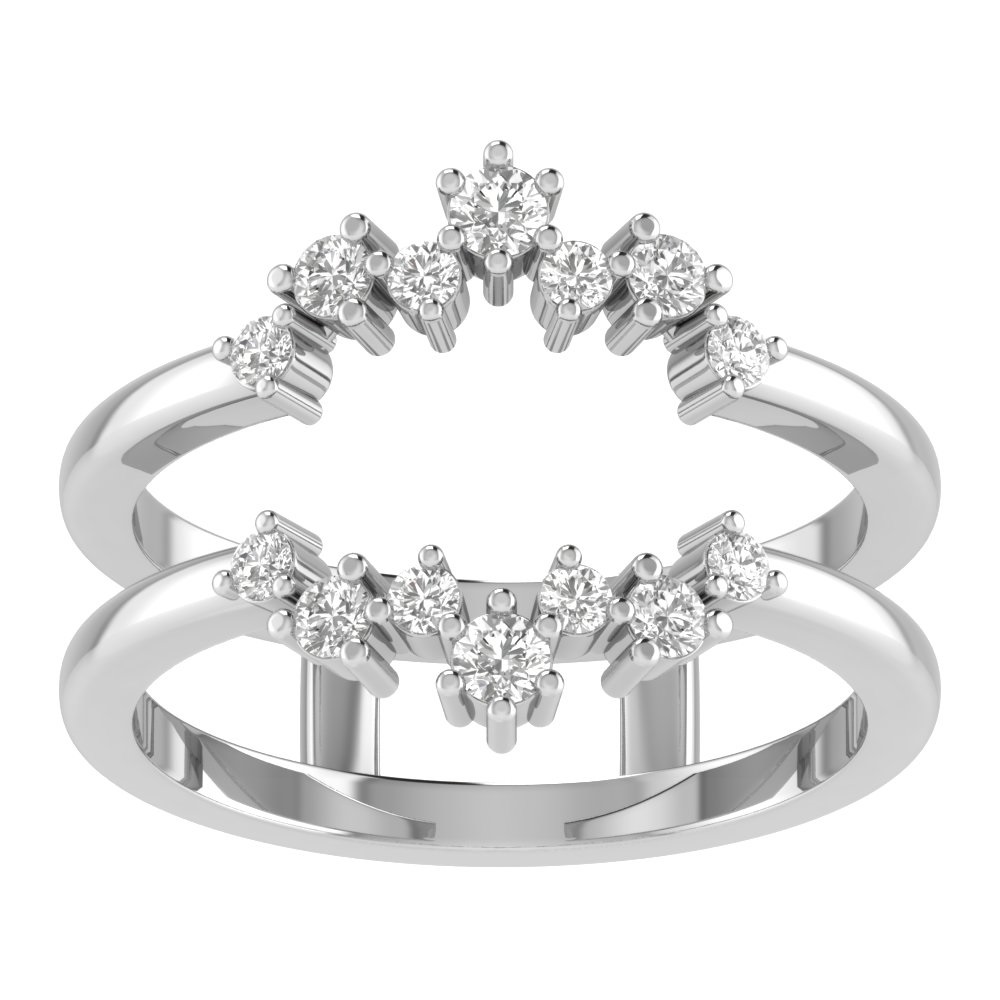 Low Cost Luxury 14K 1.00CT Diamond Ring Guard 48854 | Trinity Diamonds Inc.  | Tucson, AZ