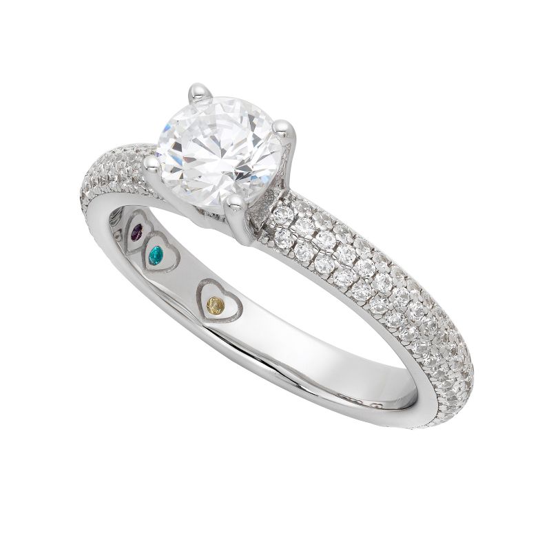 Yours Mine Ours Engagement Ring