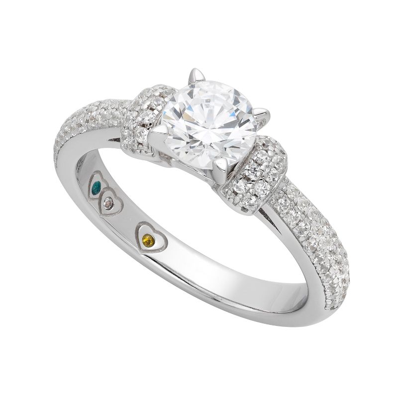 Yours Mine Ours Engagement Ring
