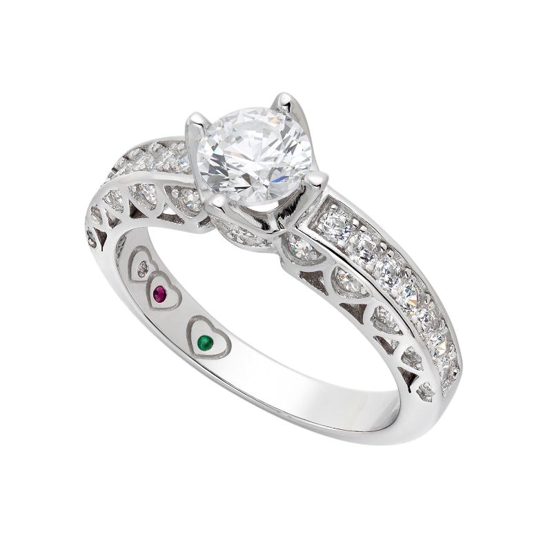 Yours Mine Ours Engagement Ring
