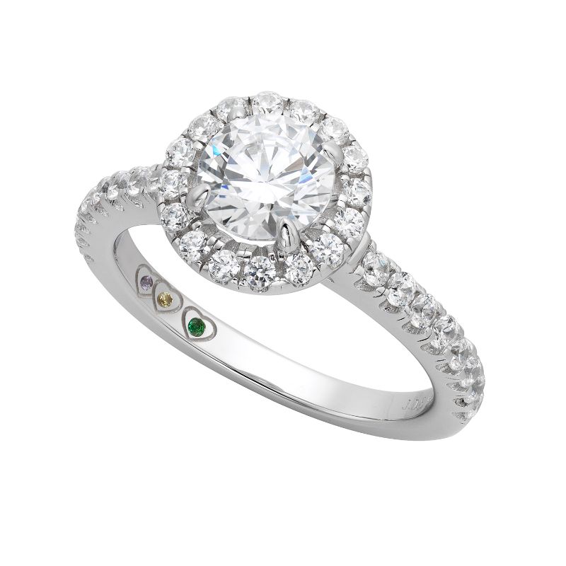 Yours Mine Ours Engagement Ring