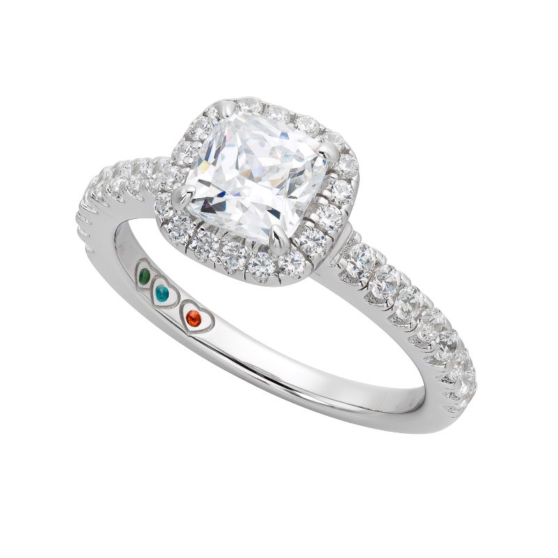 Yours Mine Ours Engagement Ring