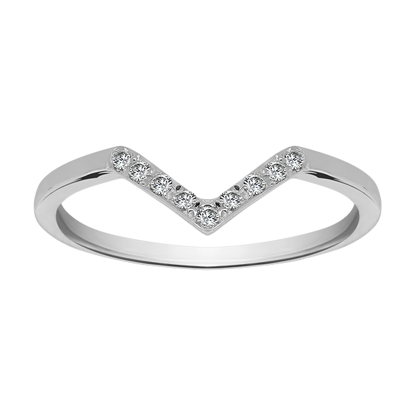 V Shaped Channel Tiara Band