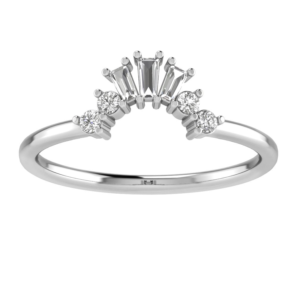 Baguette Crown Tiara Band