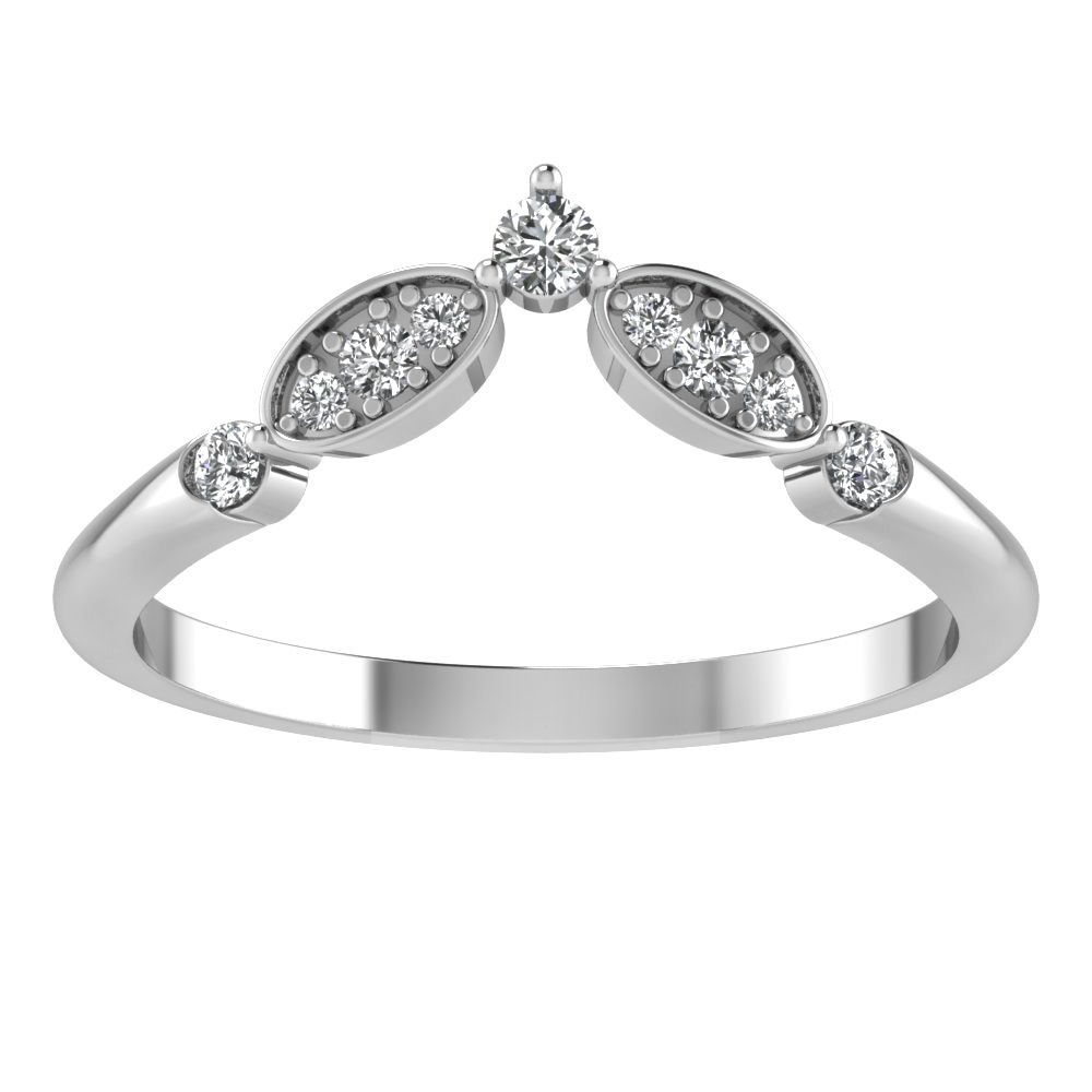 Art Deco Chevron Tiara Band